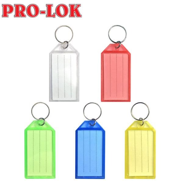 ProLok: Key Tag w/Ring-100/Bulk